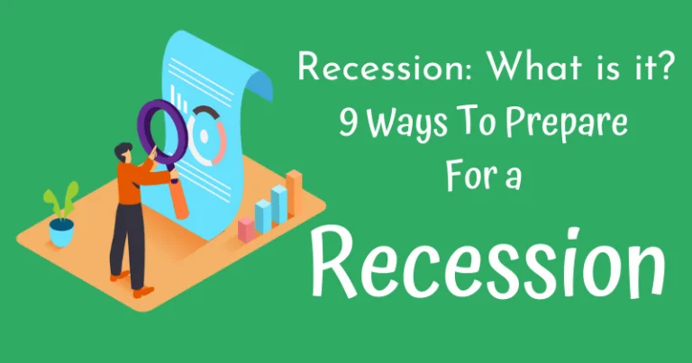 What is recession and ways to prepare for a recession