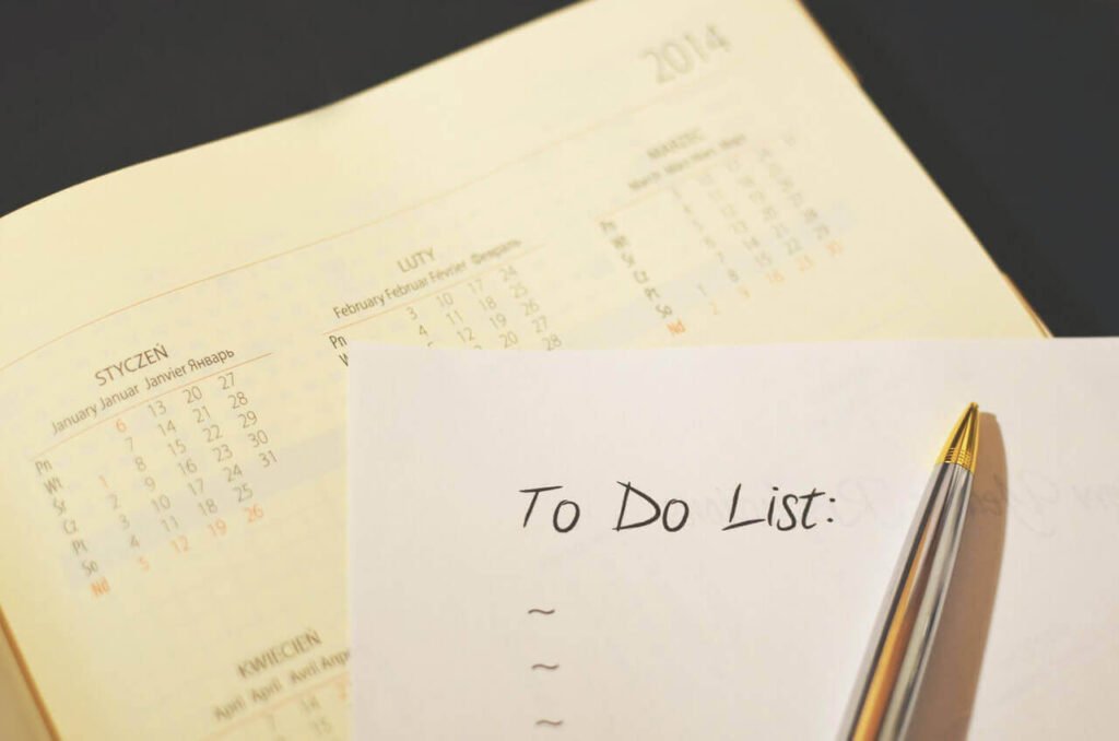 To Do List Goal Setting