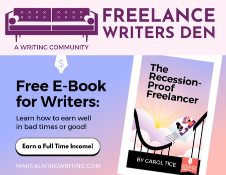 Freelance writers den free ebook for writers