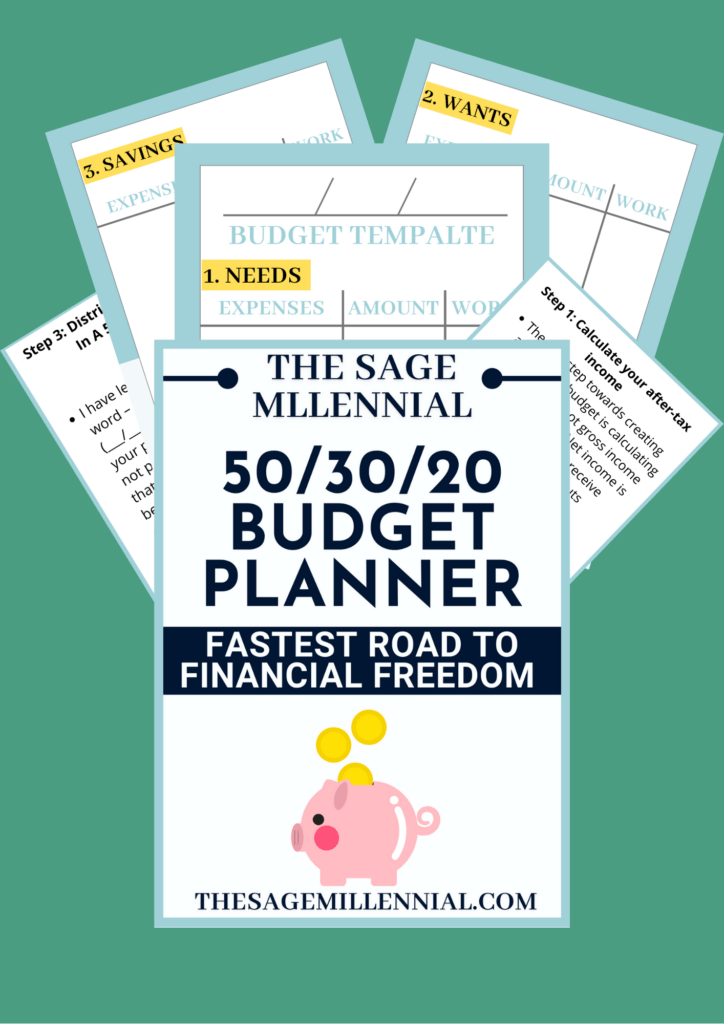 free 503020 budget planner