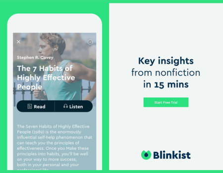 Blinkist App Book summaries