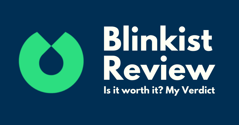 Blinkist review book summary service