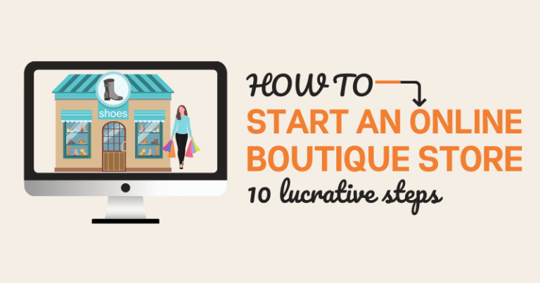How to start an online boutique store