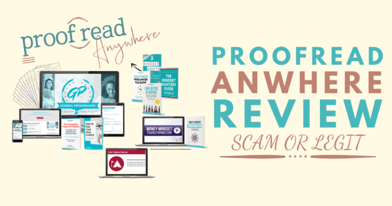 Proofread Anywhere Review scam or legit