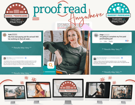 Proofread Anywhere proofreading course