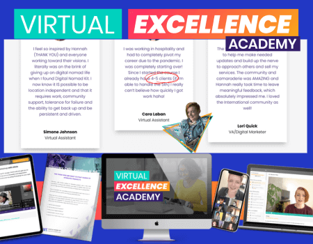 Virtual Excellence Academy Sales Block