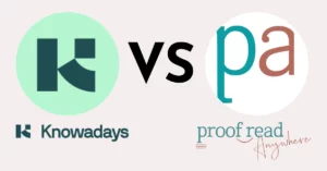 Knowadays vs. Proofread Anywhere pros and cons